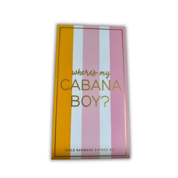 Cabana Boy 3 Piece Bar Set