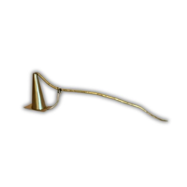 Cast Iron Candle Snuffer - Gold Finish