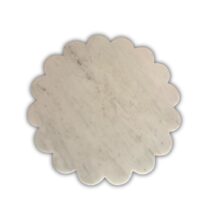 Scalloped Edge Marble Tray